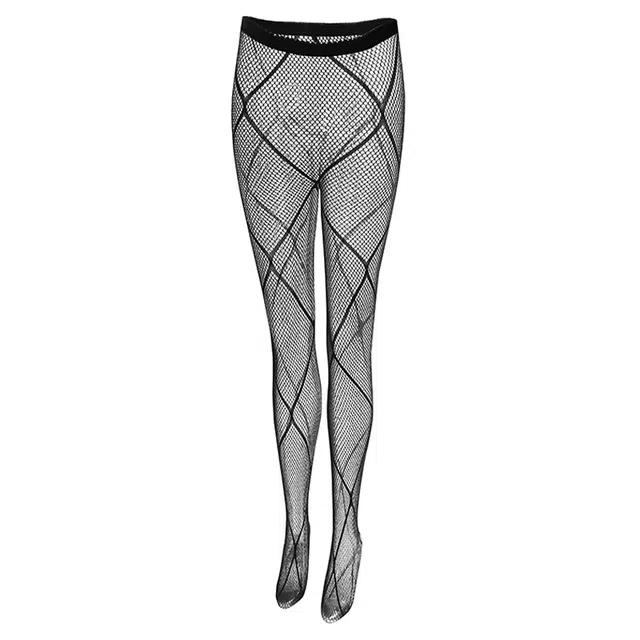 莫代尔 菱格性感渔网显瘦透气修身美腿丝袜 女款