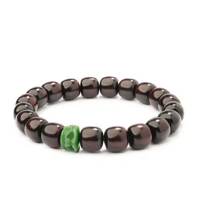 三檀小舍 国风国潮 阿呆守护招财转运诸事顺利好运连连 文玩盘玩绕指柔 紫檀属 手串 男女同款情侣款