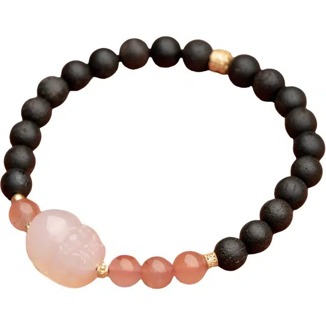 仙源 新中式国潮复古 民族风绕指柔盘玩念珠 本命年转运招财纳福文玩佛珠 文玩复兴素串礼盒款 #好运连连 降真香 手串 男女同款情侣款