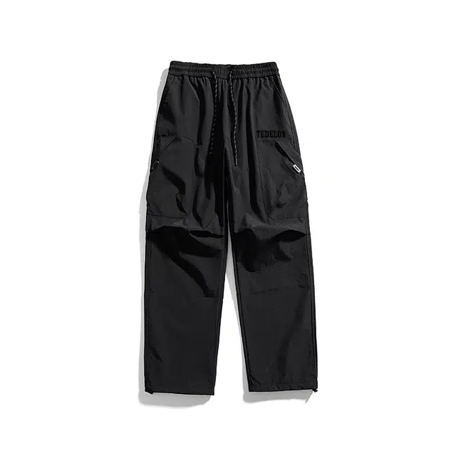 太子龍 户外登山攀岩裤立体凹凸纹暗格面料防风防水防污耐磨耐穿抗撕裂防静电褶皱工装多口袋设计休闲裤 男款