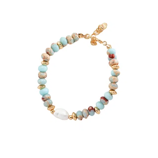 子婳 时尚个性复古轻奢优雅气质高级感#好运 寿山石 手串 女款