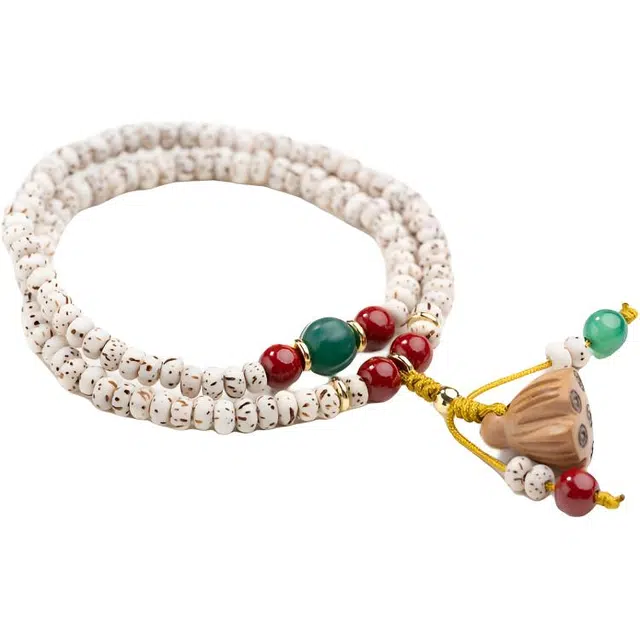 仙源 招财进宝 福气满满 原创设计简约轻奢新中式串珠转运珠新中式莲蓬双圈 文玩佛珠盘玩#好运连连 星月菩提 手串 男女同款情侣款