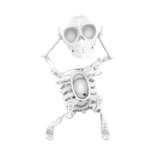 萌舒奇 骷髅人跳舞 发条玩具