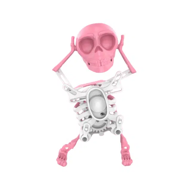 萌舒奇 骷髅人跳舞 发条玩具
