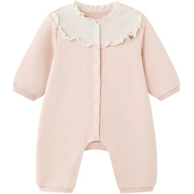 英氏爬服 长袖秋季婴儿甜美长爬