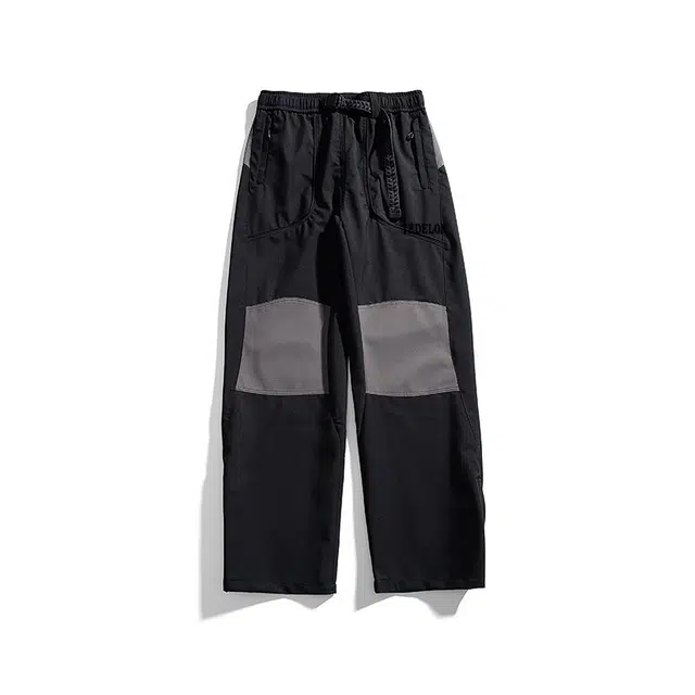 太子龍 美式复古舒适户外山系高街设计防风防水宽松百搭直筒机能休闲裤 男款