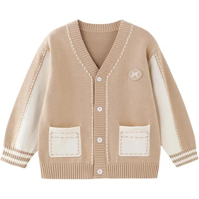 英氏毛衣 春秋休闲学院风拼色百搭