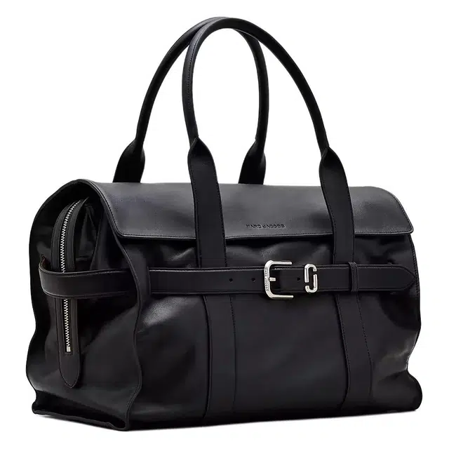 Marc Jacobs Logo Denim Tote Black