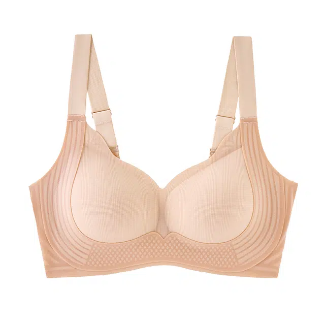 二三二三 简约亲肤柔软透气吸汗无痕舒适聚拢有型防下垂妈生感美背时尚百搭日常无钢圈可调节肩带文胸 女款