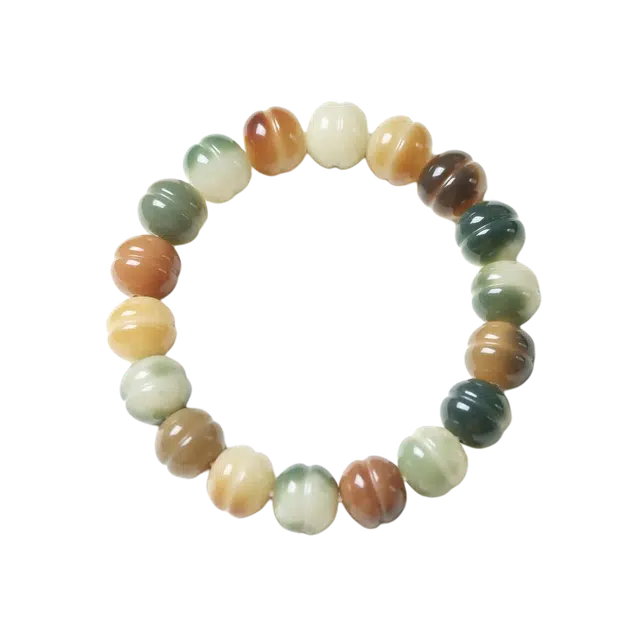 芳缘小傅 有钱花转运珠 文玩手持佛珠招财纳福复古国风高品质渐变雕刻汉堡珠#好运 菩提根 手串 男女同款情侣款