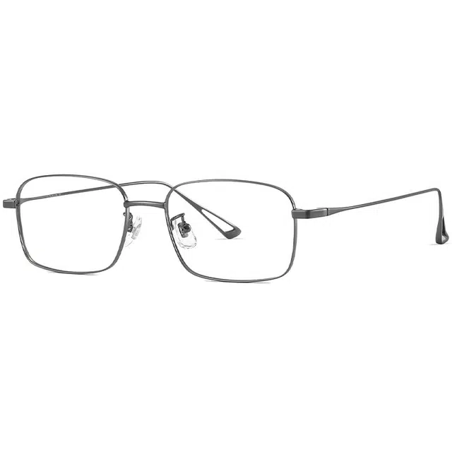 CAPONI Elegant Silver Optical Frame