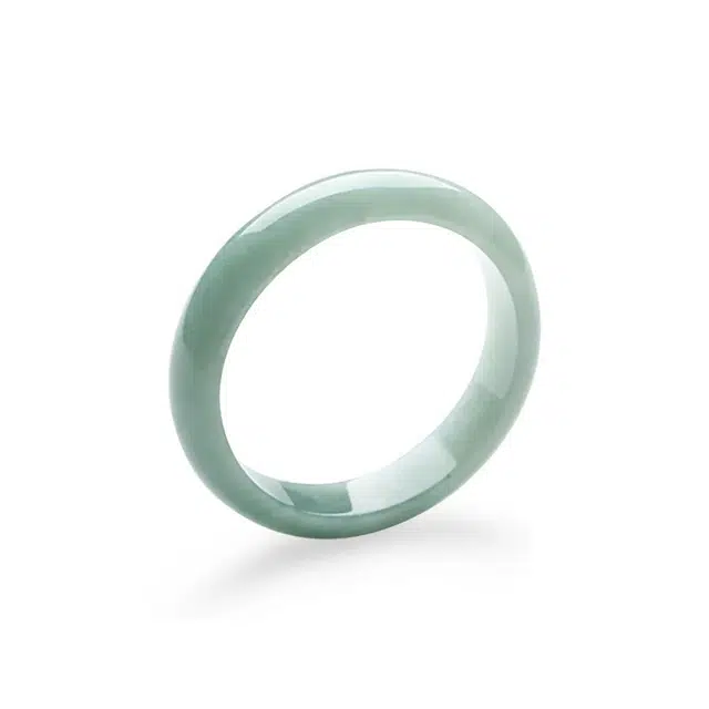 眰恦 幽幽绿影 清新绿色 古风小众玉镯 温婉气质 #好运 蓝田玉 手镯 女款