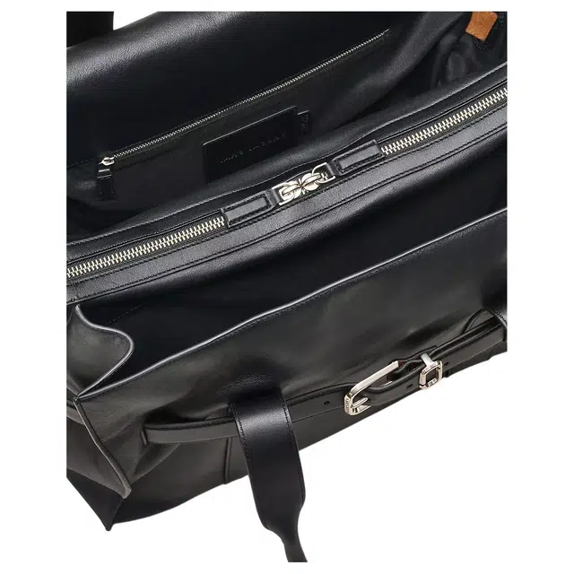 Marc Jacobs Logo Denim Tote Black