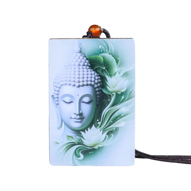 嫒柯 国潮新中式百搭轻奢简约高级设计感素雅美观复古风文艺风万事如意心想事成转运节节高#好运 楠木 项链 男女同款情侣款