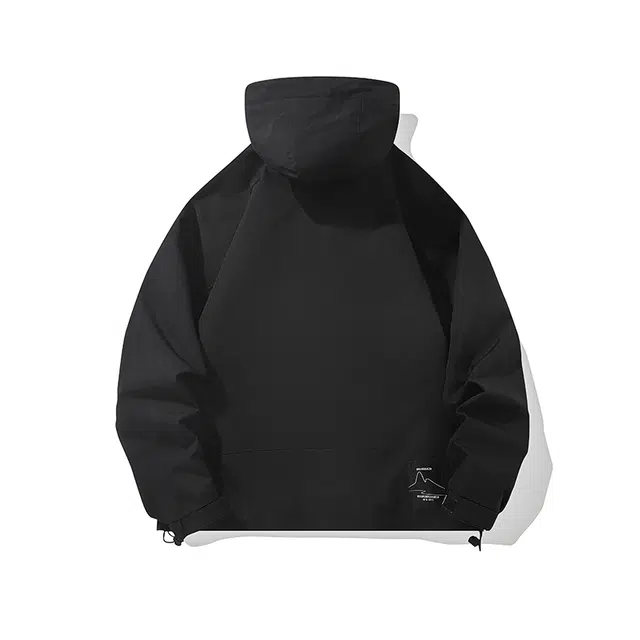 希越 美式机能冲锋外套男士防风衣秋冬季流行大码工装高级感潮牌夹克 男款