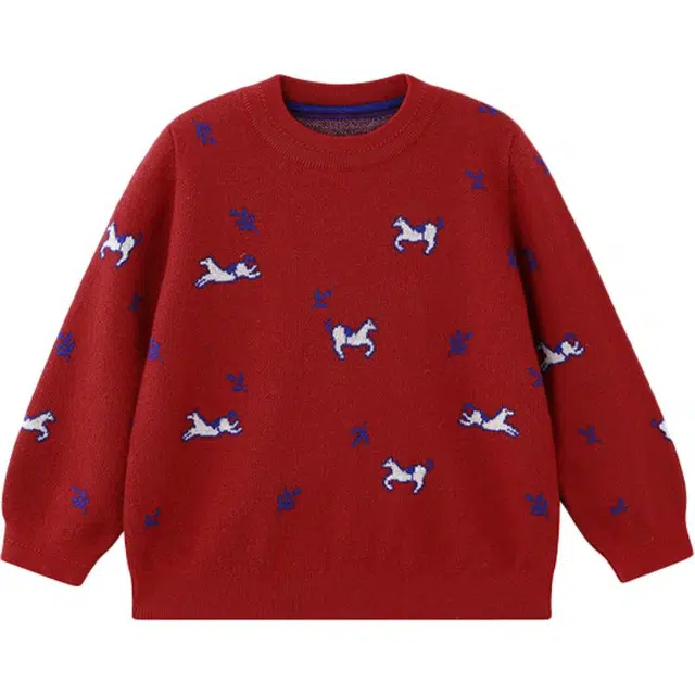 英氏毛衣 高定系列 羊毛羊绒秋冬提花休闲