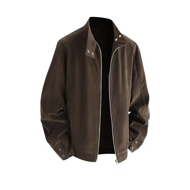 Ivansbay Vintage Suede Jacket