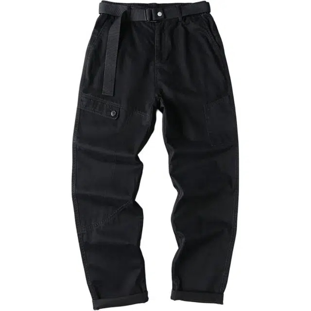 希越 春秋季 美式复古水洗机能纯棉工装休闲裤 男款