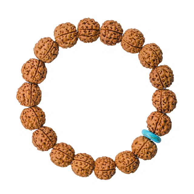 素于 新中式小众轻奢简约设计高级感飞碟隔片珠款素雅百搭天官赐福招财纳福前程似锦八方来财诸事顺遂 金刚菩提 手串 男女同款情侣款