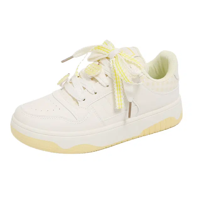 乐乐鱼 厚底小众学生面包鞋运动 低帮 板鞋 女