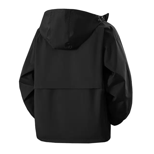 红蜻蜓 美式复古潮牌数字字母印花宽松百搭舒适防风保暖休闲棒球服连帽外套夹克 男女同款