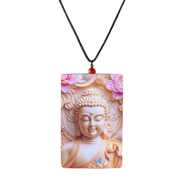 素于 个性简约百搭高级感 复古民族风锁骨链 招财纳福 诸事顺遂 楠木 项链 男女同款情侣款