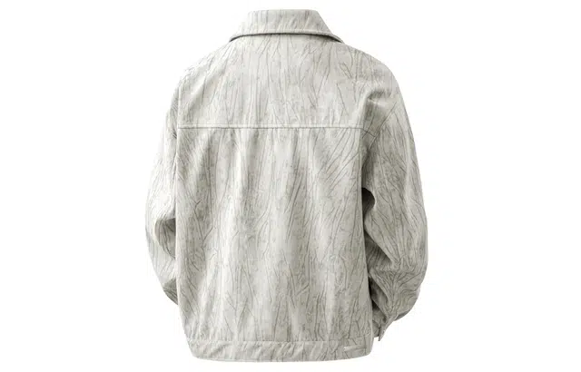 王者荣耀 美式高街灯芯绒扎染做旧金属品牌标夹克外套宽松舒适大码痞帅少年感休闲时尚百搭西装 标语款 男女同款