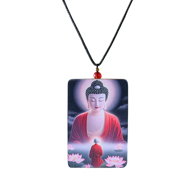 素于 扎基拉姆 时尚小众国潮民族风 复古精致潮流优雅大方 平安喜乐#好运 楠木 项链 男女同款情侣款