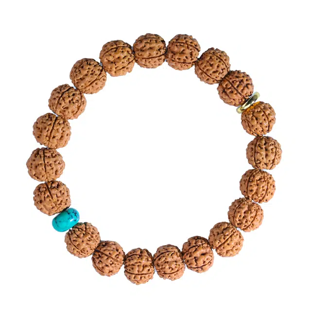 素于 新中式小众轻奢简约设计高级感松蓝清碟款素雅百搭招财纳福前程似锦八方来财诸事顺遂#好运 金刚菩提 手串 男女同款情侣款