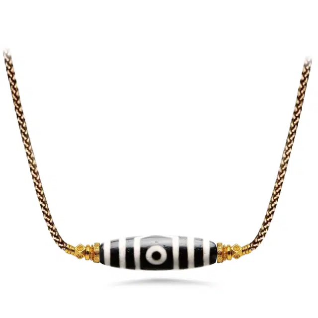 【百无禁忌百财来】 玉临门 招财纳福藏式三眼天珠手工编织绳吉祥平安百搭佛系挂件 万事如意#好运 玛瑙 项链 男女同款情侣款