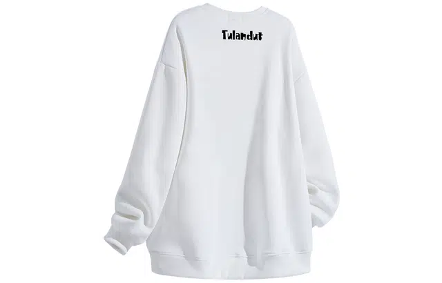 图兰朵 美式街头舒适印花圆领套头长袖时尚百搭宽松卫衣 男女同款