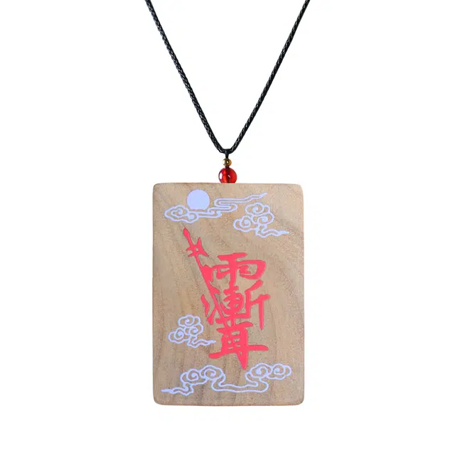 素于 财运亨通新中式国潮古典优雅风 温润大气通勤时尚百搭高雅轻奢小众设计#幸运 楠木 项链 男女同款情侣款