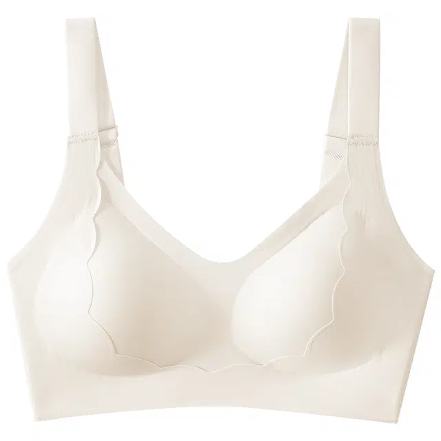草本初色 小胸聚拢内衣女舒适无痕无钢圈大码薄款无束缚上托防下垂文胸 女款