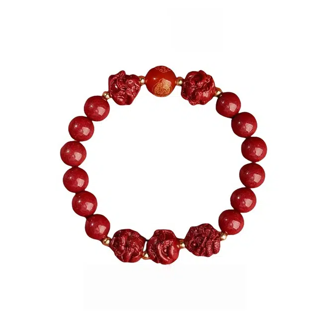 茂琼 三合六合紫金砂十二生肖本命佛守护神小众百搭高级感#好运 朱砂 手串 男女同款情侣款