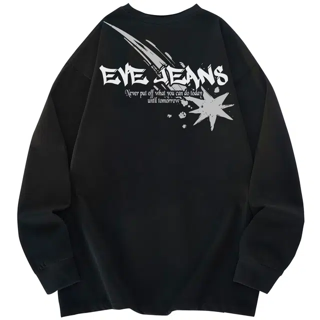 EVE Jeans Meteor Logo Long Sleeve Tee
