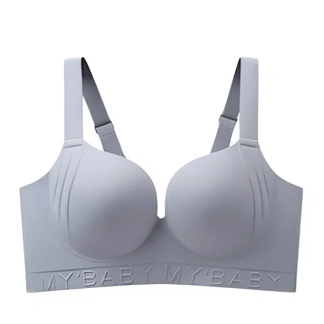 慕梵度 无痕裸感内衣女聚拢大胸显小防下垂收副乳提拉调整型无钢圈大码轻薄舒适文胸 女款