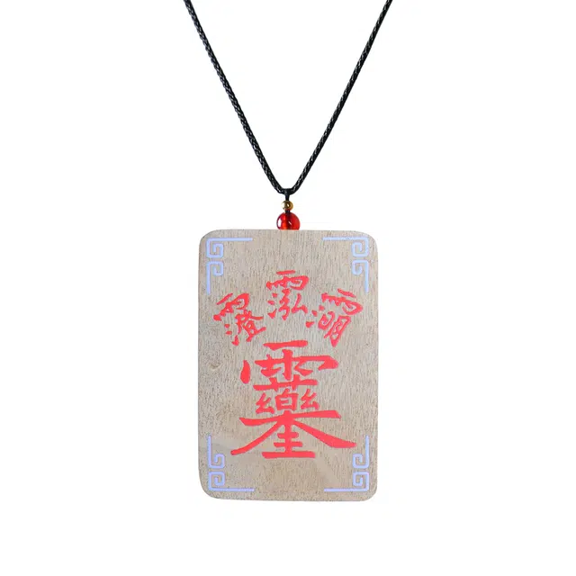 素于 国潮新中式轻奢小众优雅百搭高级感复古风民族风锁骨链招财进宝节节高升#好运 楠木 木作项链 男女同款情侣款