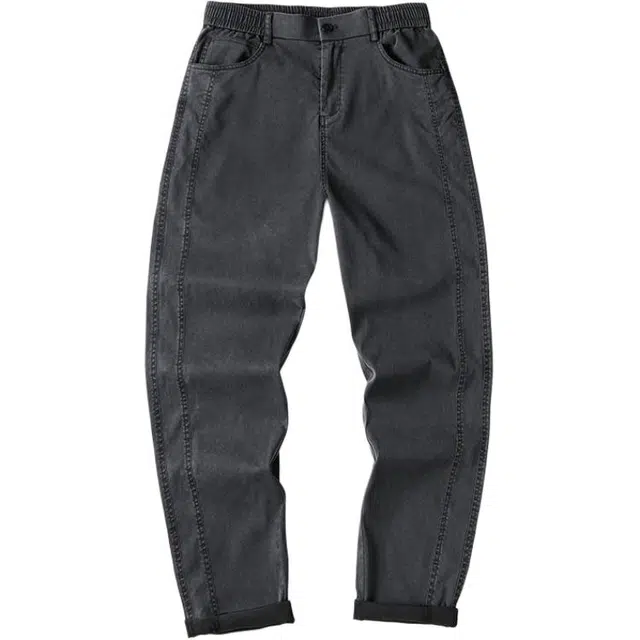 希越 春秋季 日系复古水洗锥形休闲裤 男款