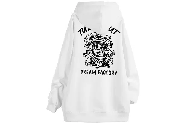 图兰朵 美式印花长袖街头套头舒适时尚连帽百搭宽松卫衣 男女同款