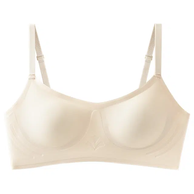 草本初色 无痕内衣女夏薄款小胸聚拢不空杯防下垂收副乳文胸 女款