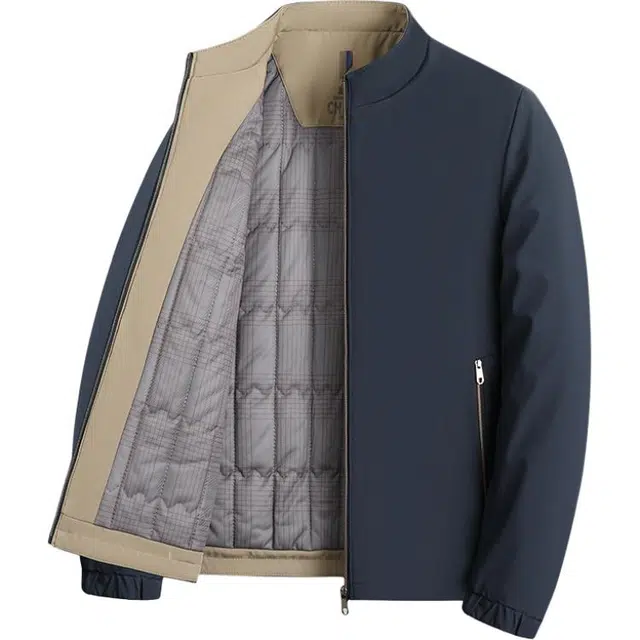 卡丹狄诺 秋冬男立领加棉夹克商务休闲棉服外套 男款