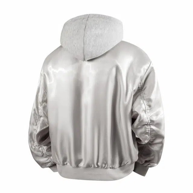 红蜻蜓 美式高街潮牌复古数字字母印花宽松百搭舒适防风保暖休闲棒球服连帽外套夹克 男女同款