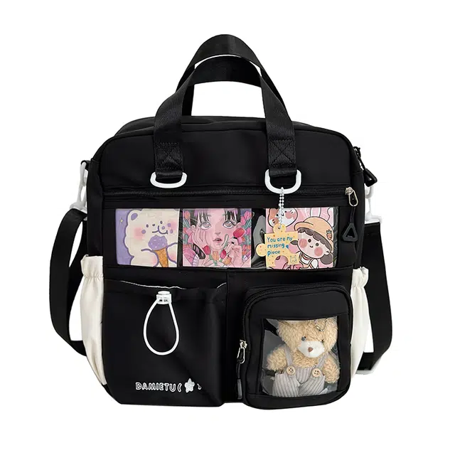 捷朗仕 可爱风大容量多功能高颜值高质感 涤纶 痛包手提单肩双肩包 常规 女款 多色