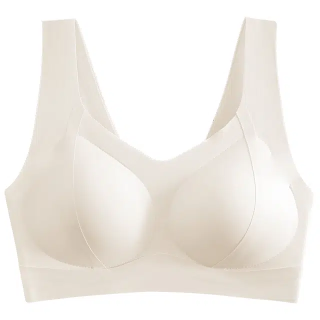 草本初色 大胸显小运动背心式内衣无钢圈聚拢防下垂美背无痕夏季薄款显瘦文胸 女款