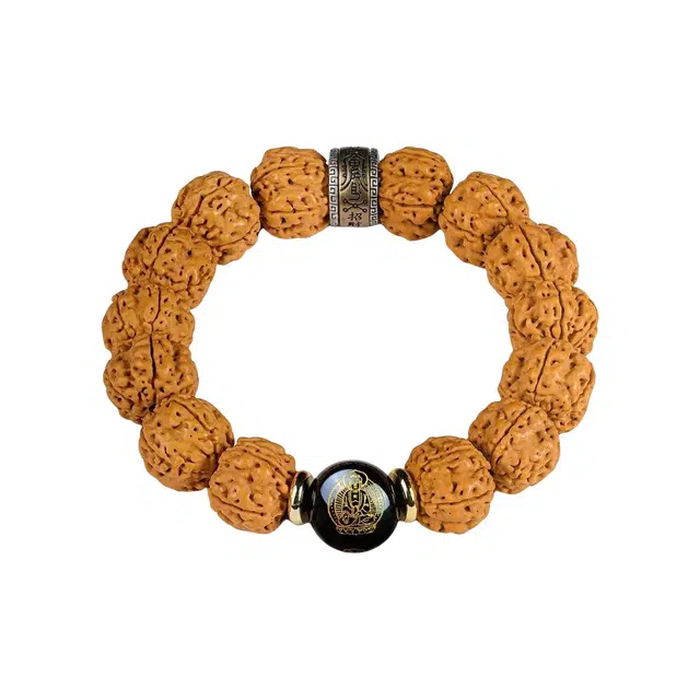 宣华意 国潮新中式复古风 精品原籽满肉 盘文玩转运珠 十二生肖本命佛珠平安 招财纳福#好运 金刚菩提 手串 男女同款情侣款