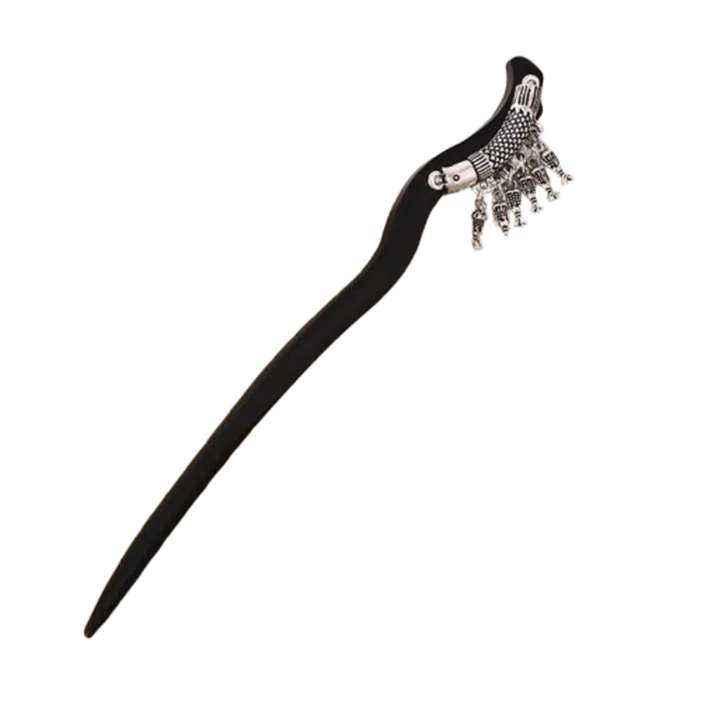 大地周 圣所 流苏步摇新中式 木质 发簪 女款