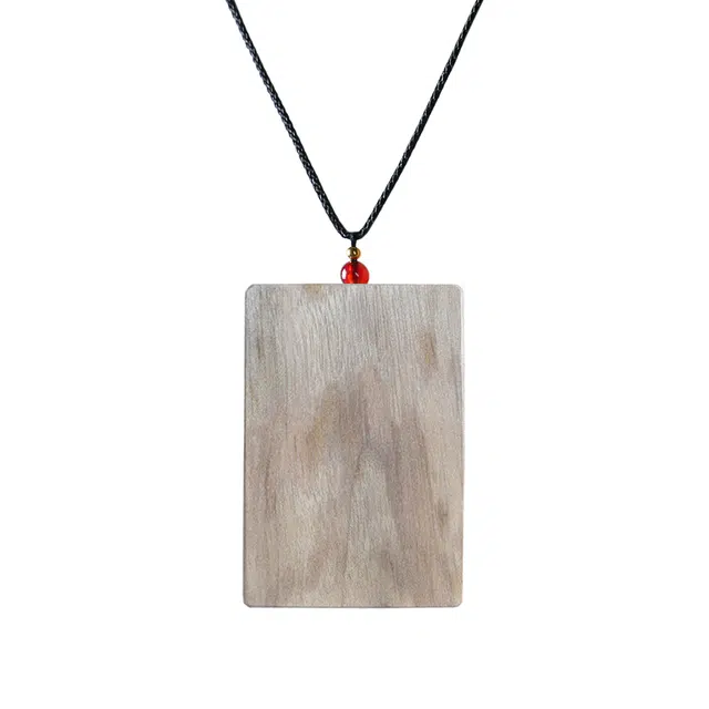 素于 国潮新中式 轻奢优雅百搭高级感 小众复古 招财纳福 节节高升 八方来财 楠木 项链 男女同款情侣款