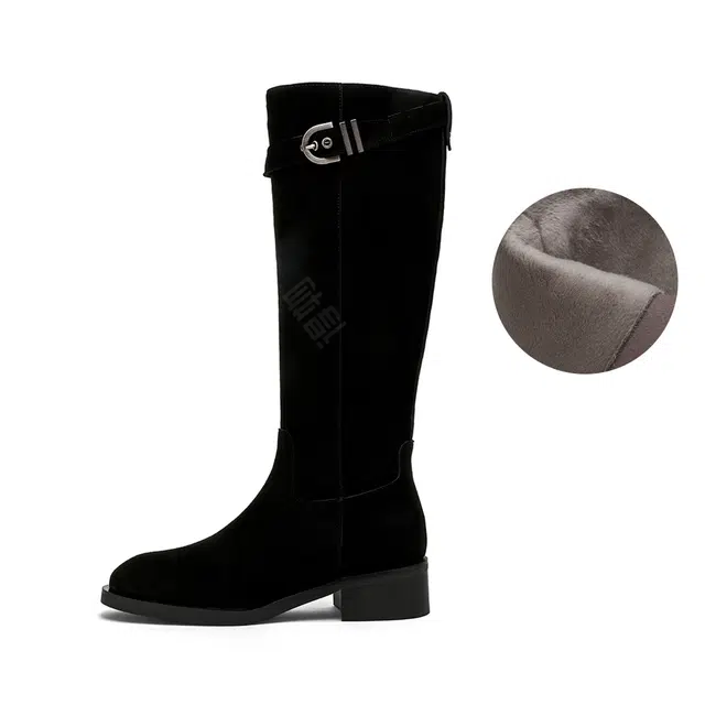 波尔谛奇 显瘦加绒舒适时尚 高筒靴 女款