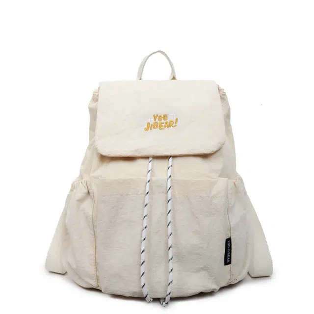 巴朗熊 韩系轻便旅行纯色高级 涤纶 双肩包 常规 男女同款情侣款 多色