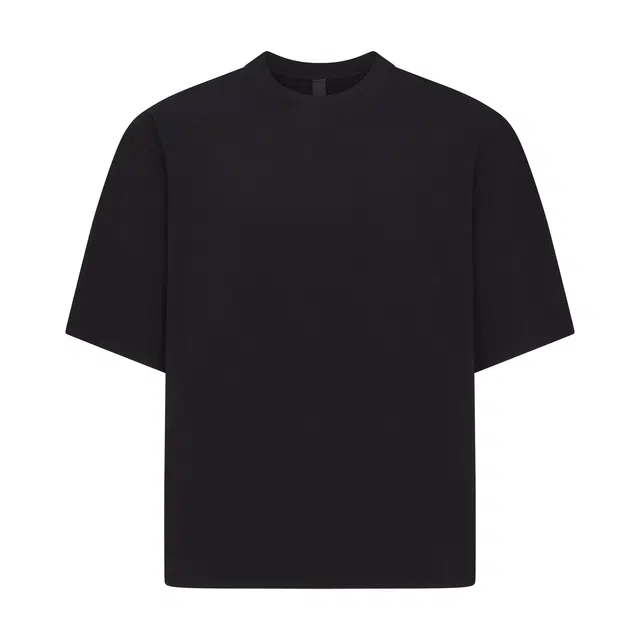 SKIMS JERSEY LOUNGE MENS BOXY MOCK NECK T